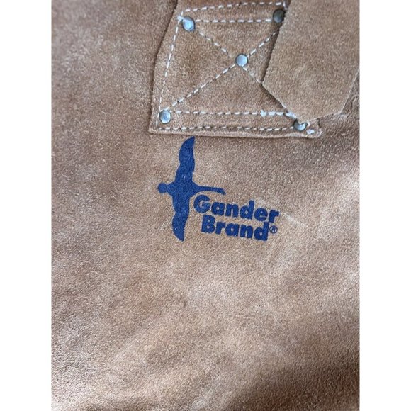 Bob Dale Gander Brand Welding Overalls BDG Split Leather Size Small NEW - Picture 12 of 15